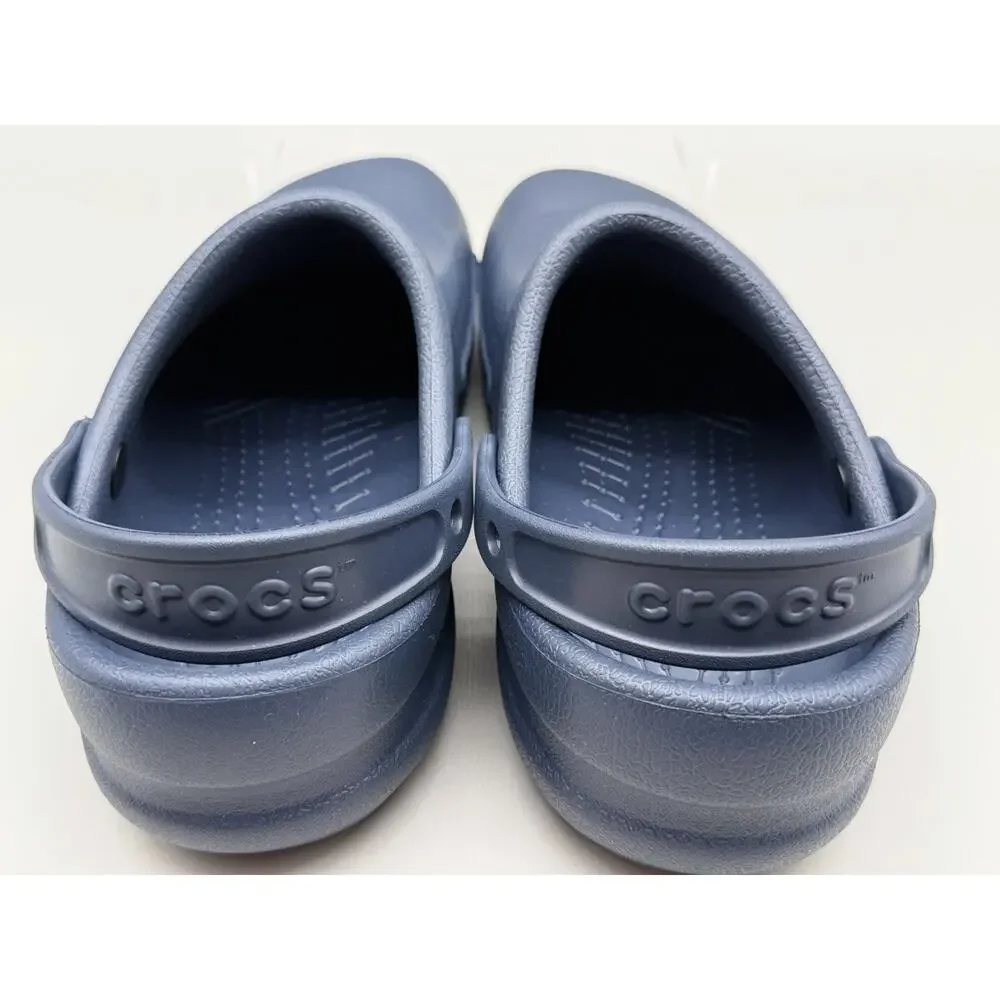 Crocs Bistro Work Clogs Navy Slip Resistant 10075-410 Men’s 10 Women’s 12